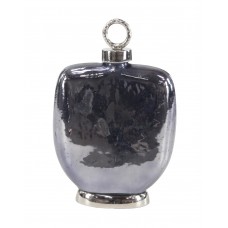 Decmode Contemporary 17 X 8 Inch Dark Gray Aluminum Glass Bottle   568893537